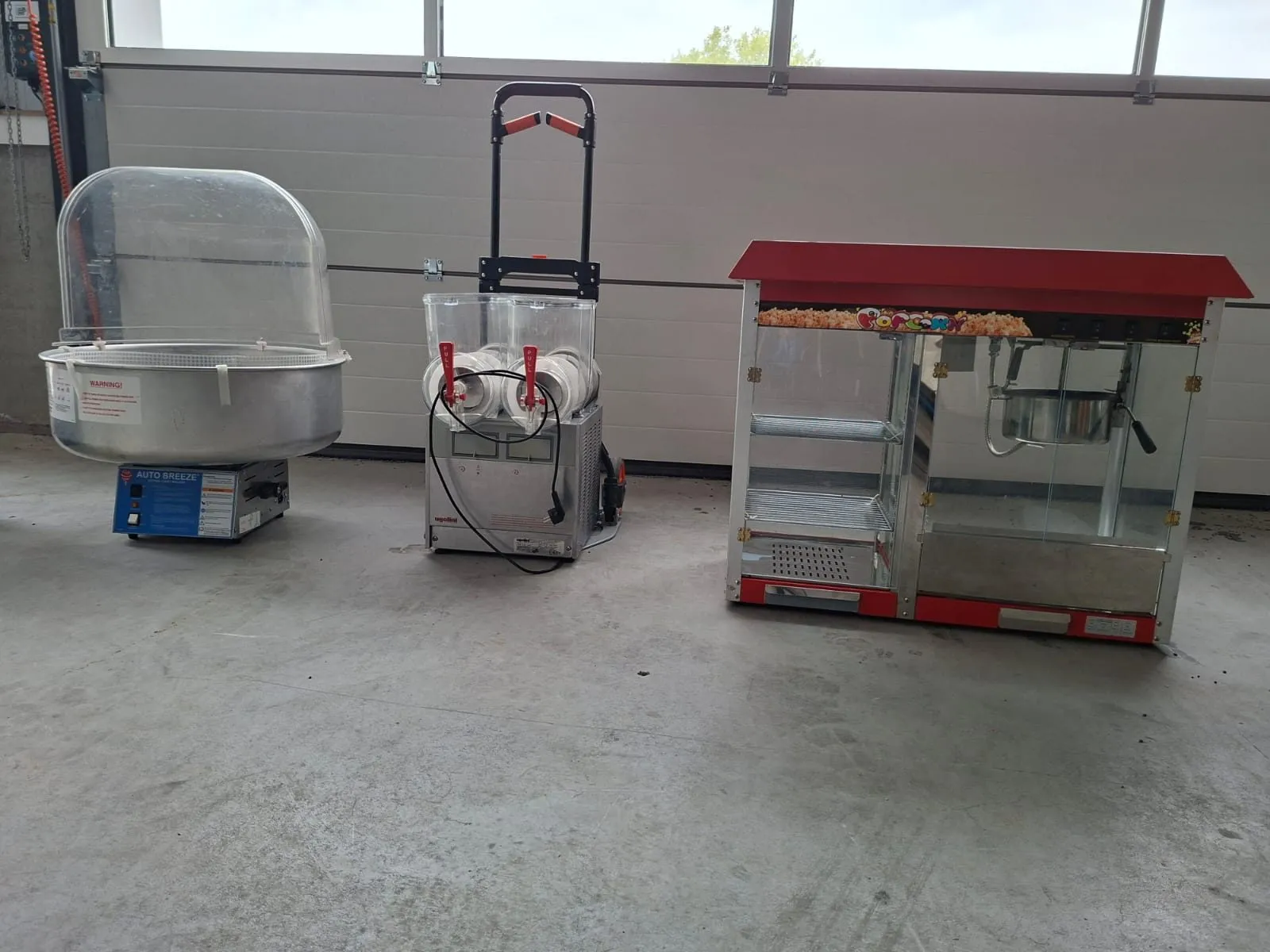 Popcorn, suikerspin en slush samen