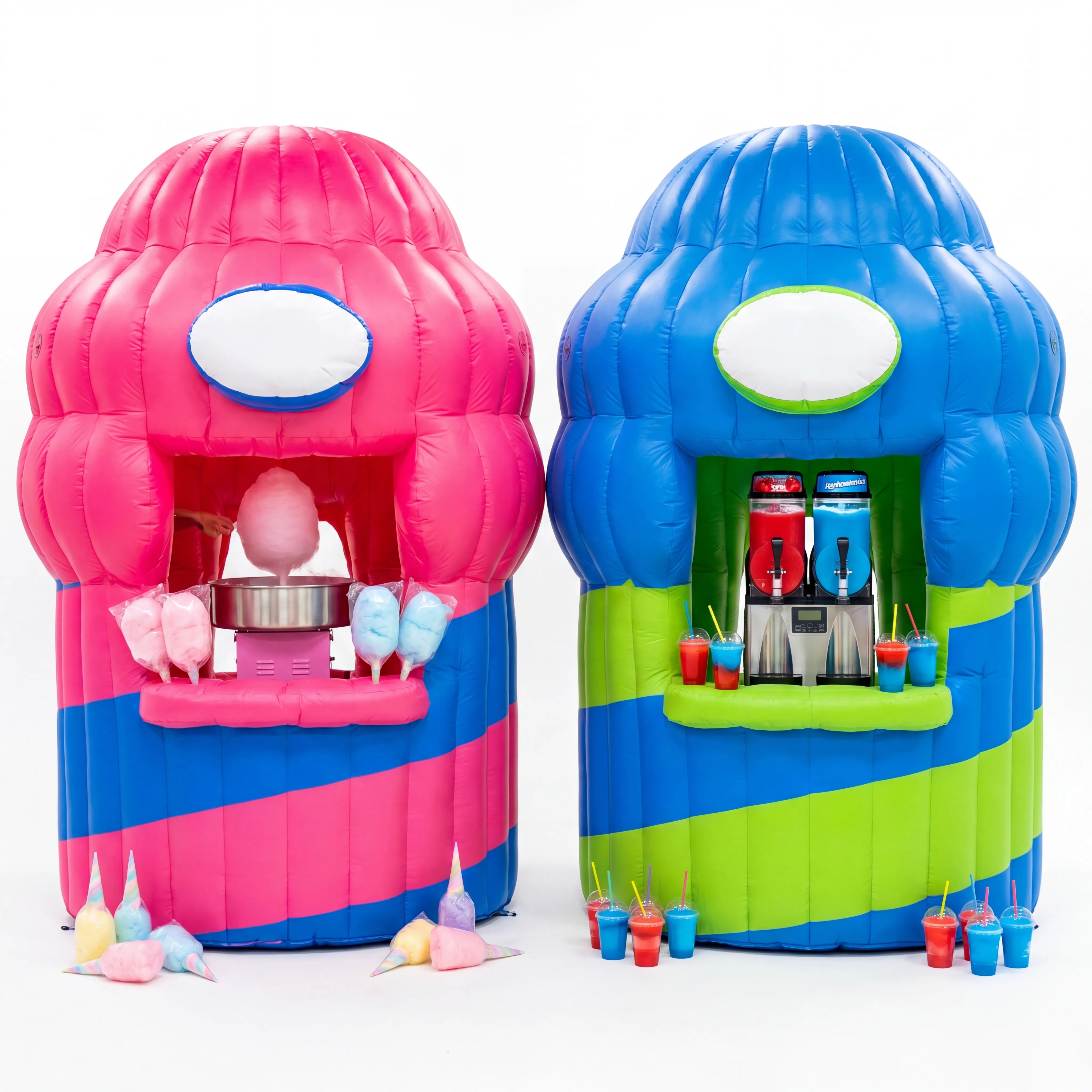 Onze suikerspin- & slushkraam